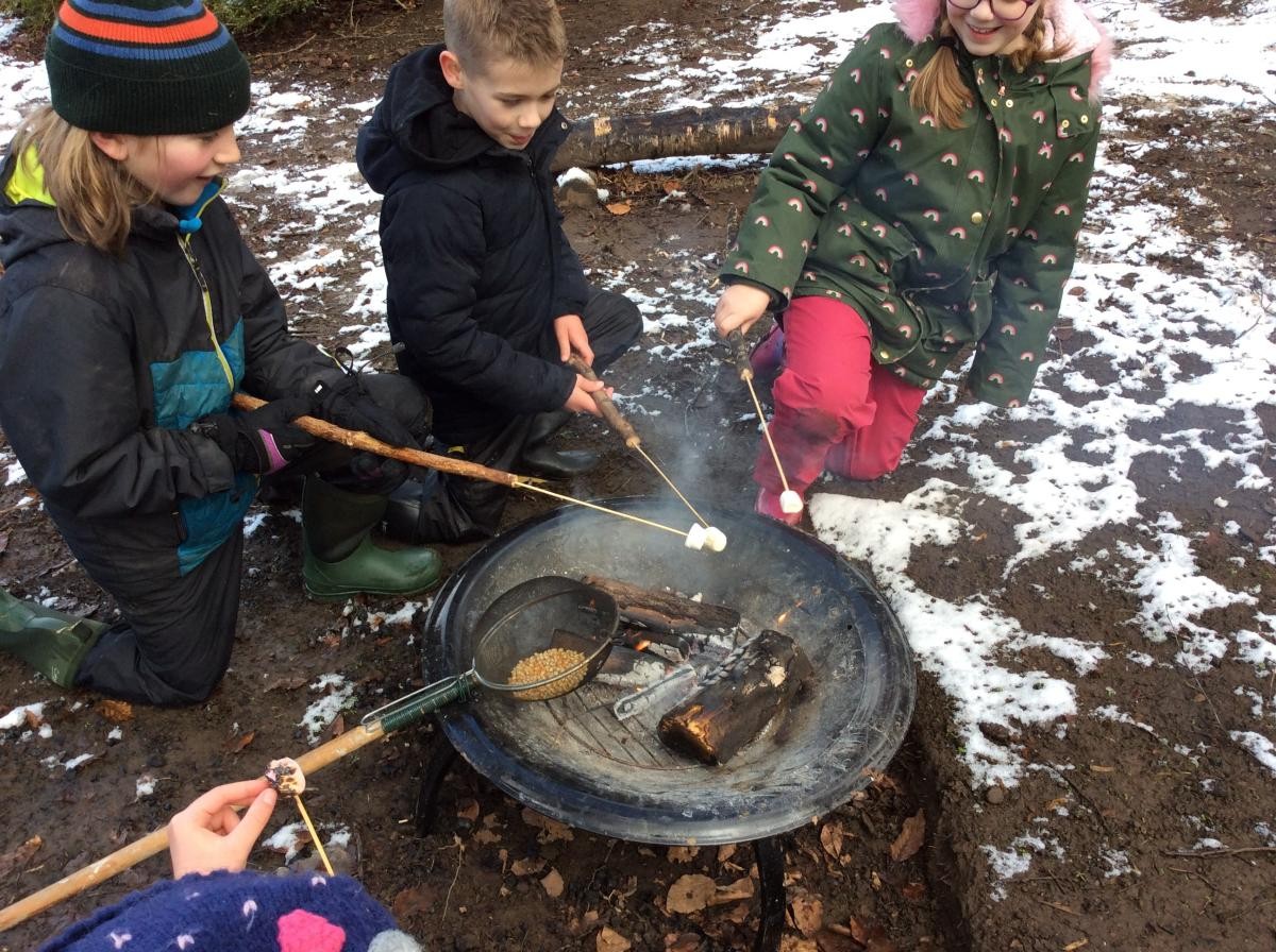 March 10th. Class 2, Group 2 had a slightly snowy session today!