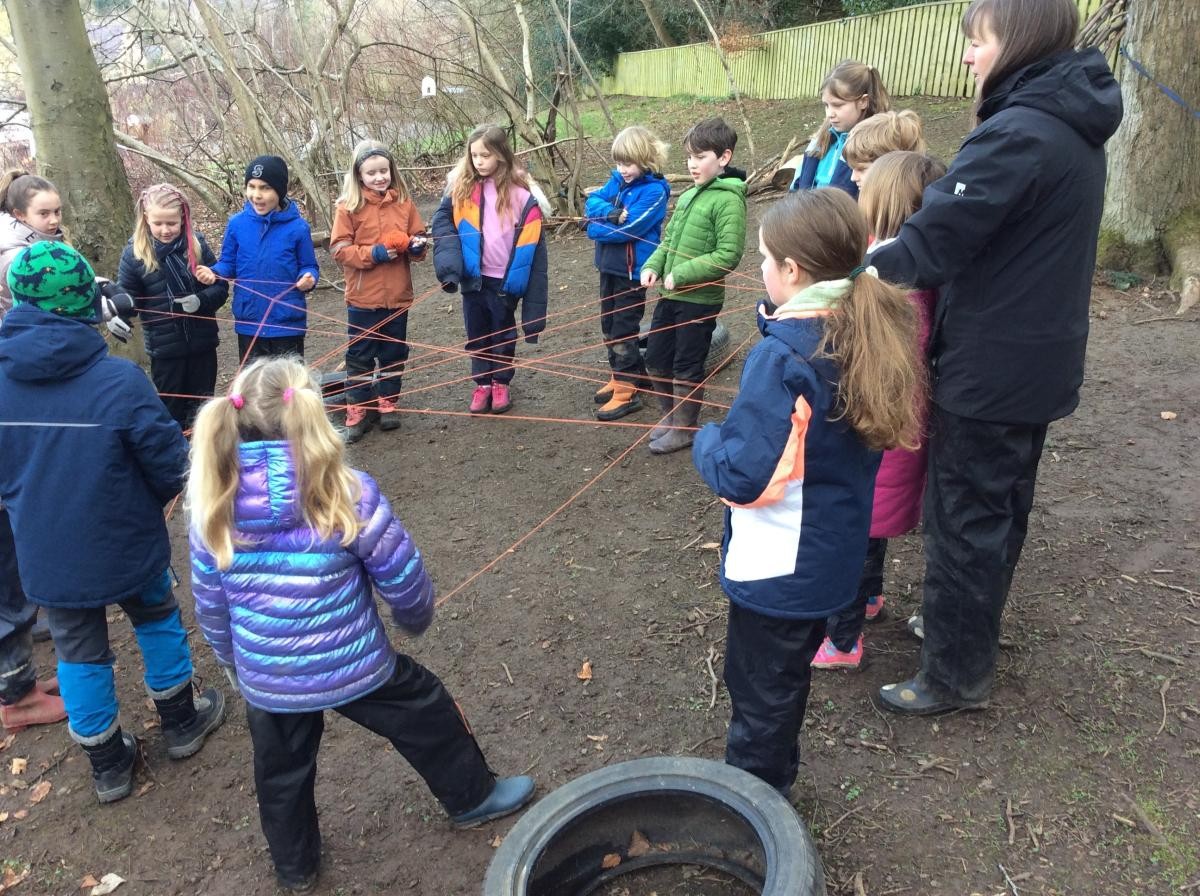 Years 3 and 4 played Web of Life. The web simulated an ecosystem and we learned how all the inhabitants of an ecosystem are connected.