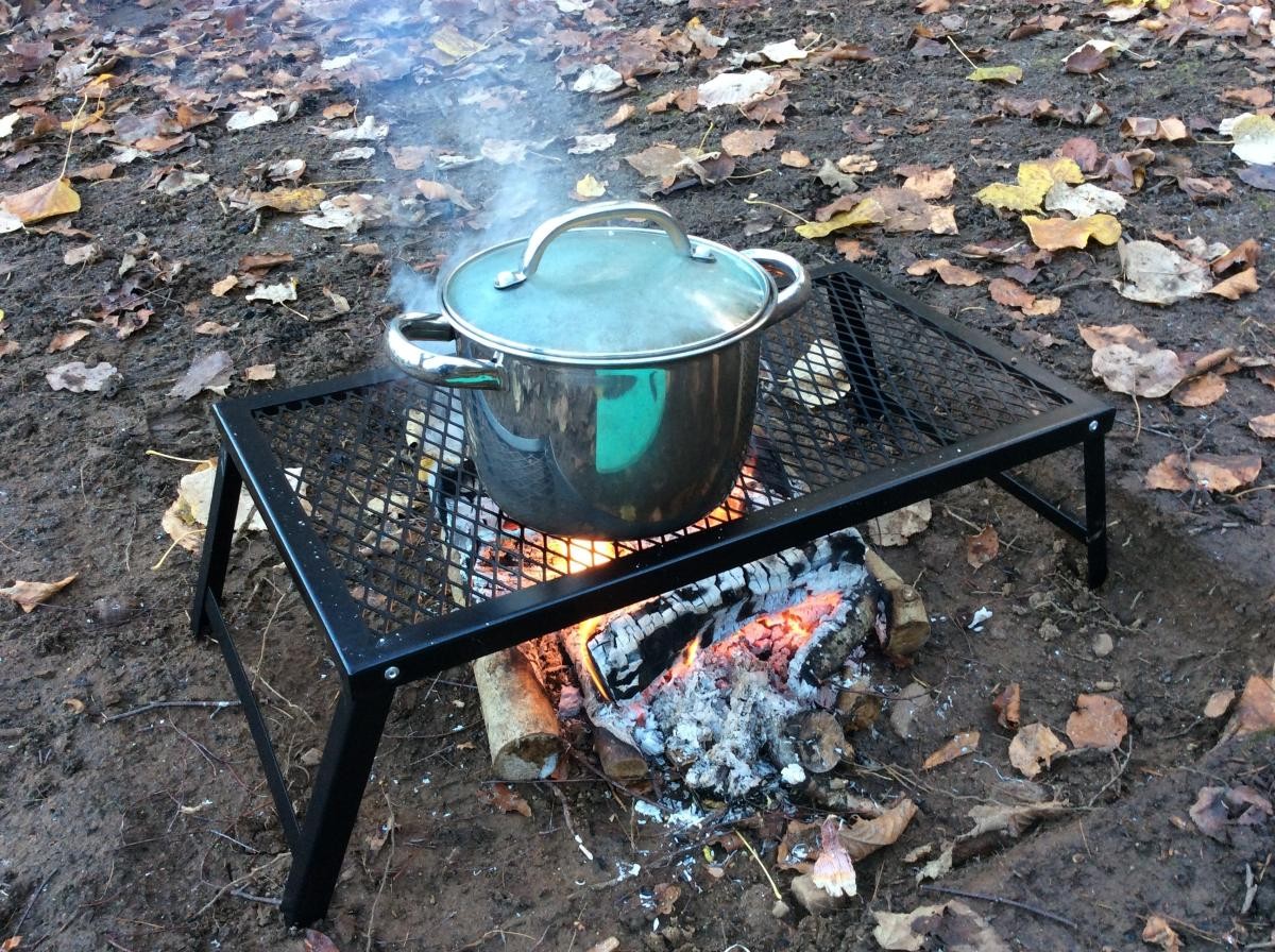 December 8th. Today we cooked woodland apple crumble on the campfire with Reception class.