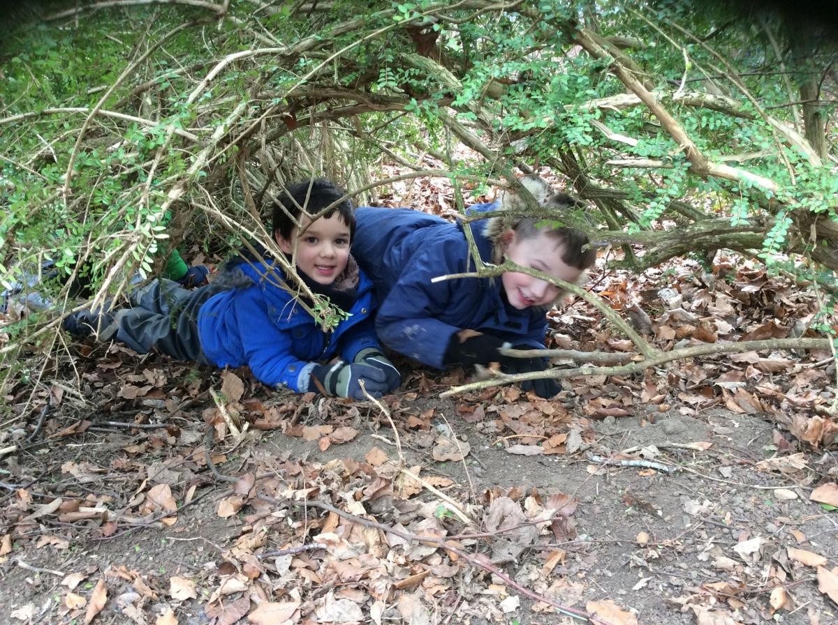 Lots of exploring went on this morning. 