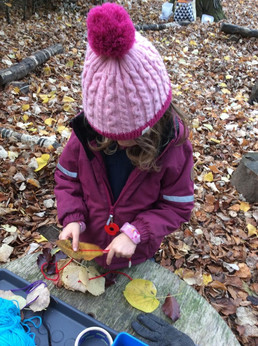 Leaf threading.