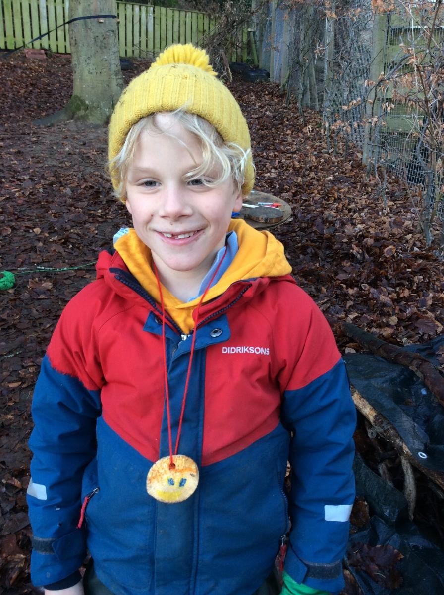 What a great piece of woodland jewellery!
