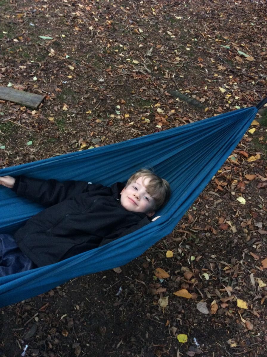 Chilling in the hammock!