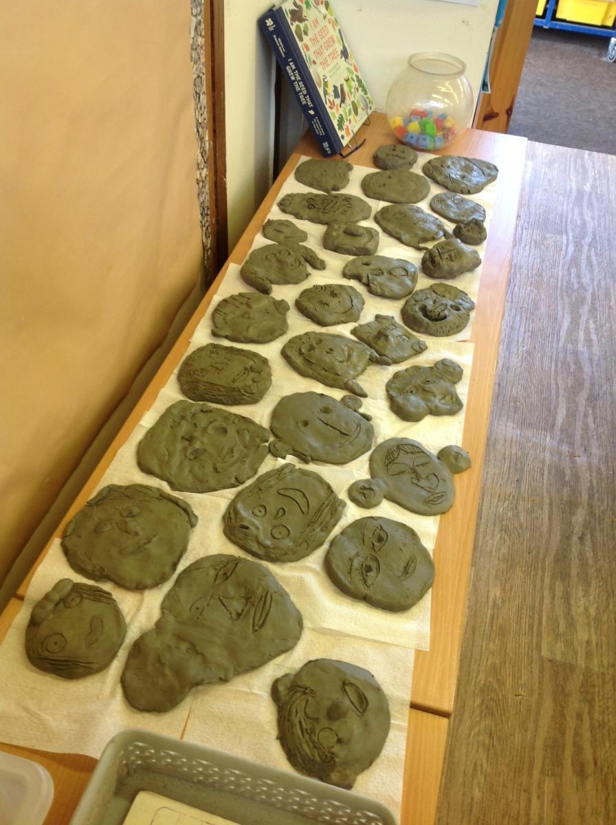 The finished results, now for them to dry before painting.