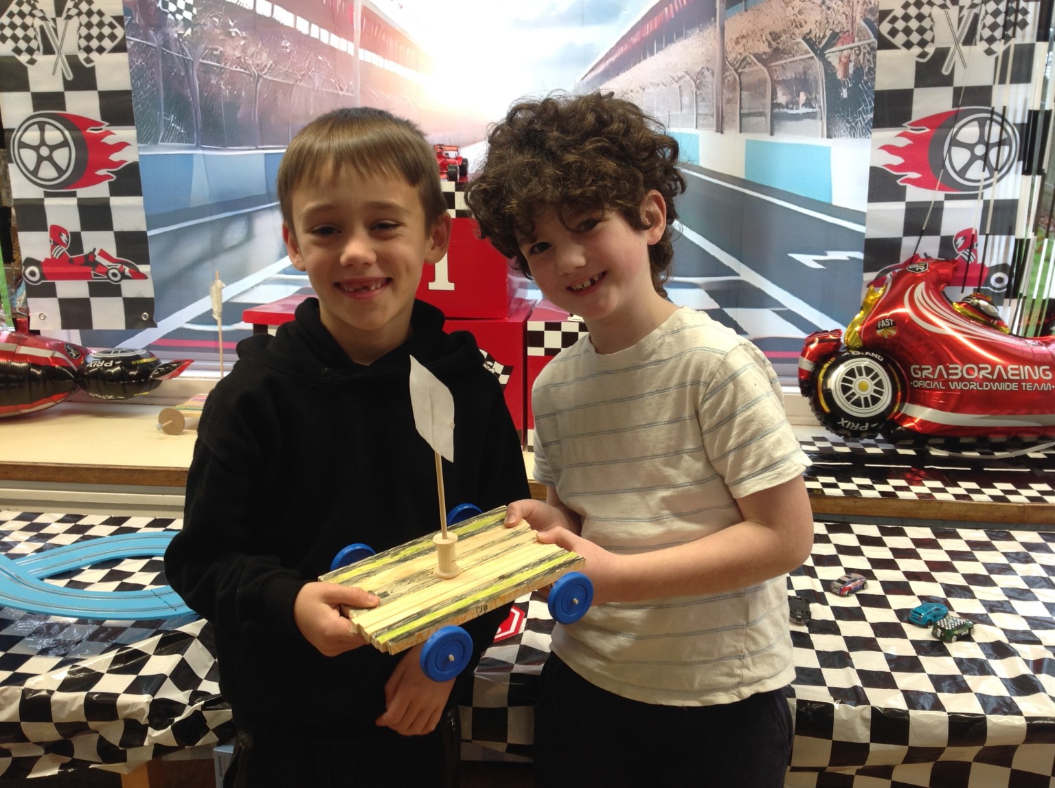 Finished wind buggies