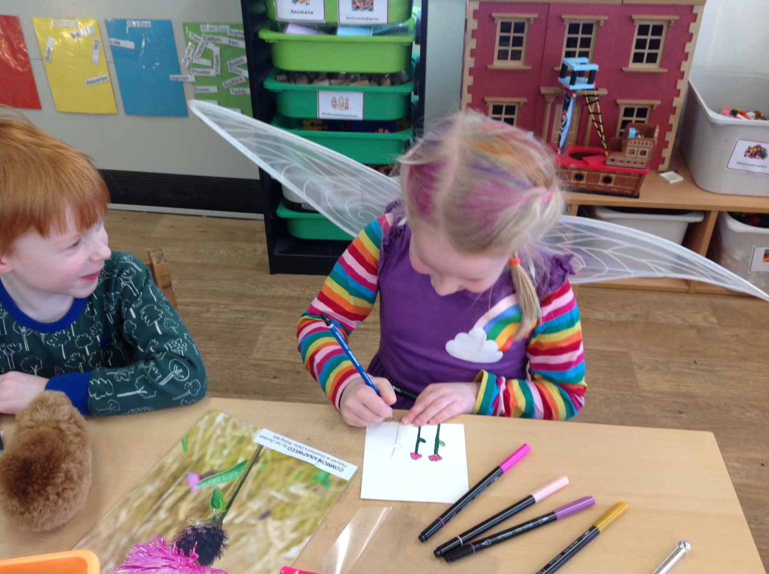 Art activities for the exhibition in St James' church