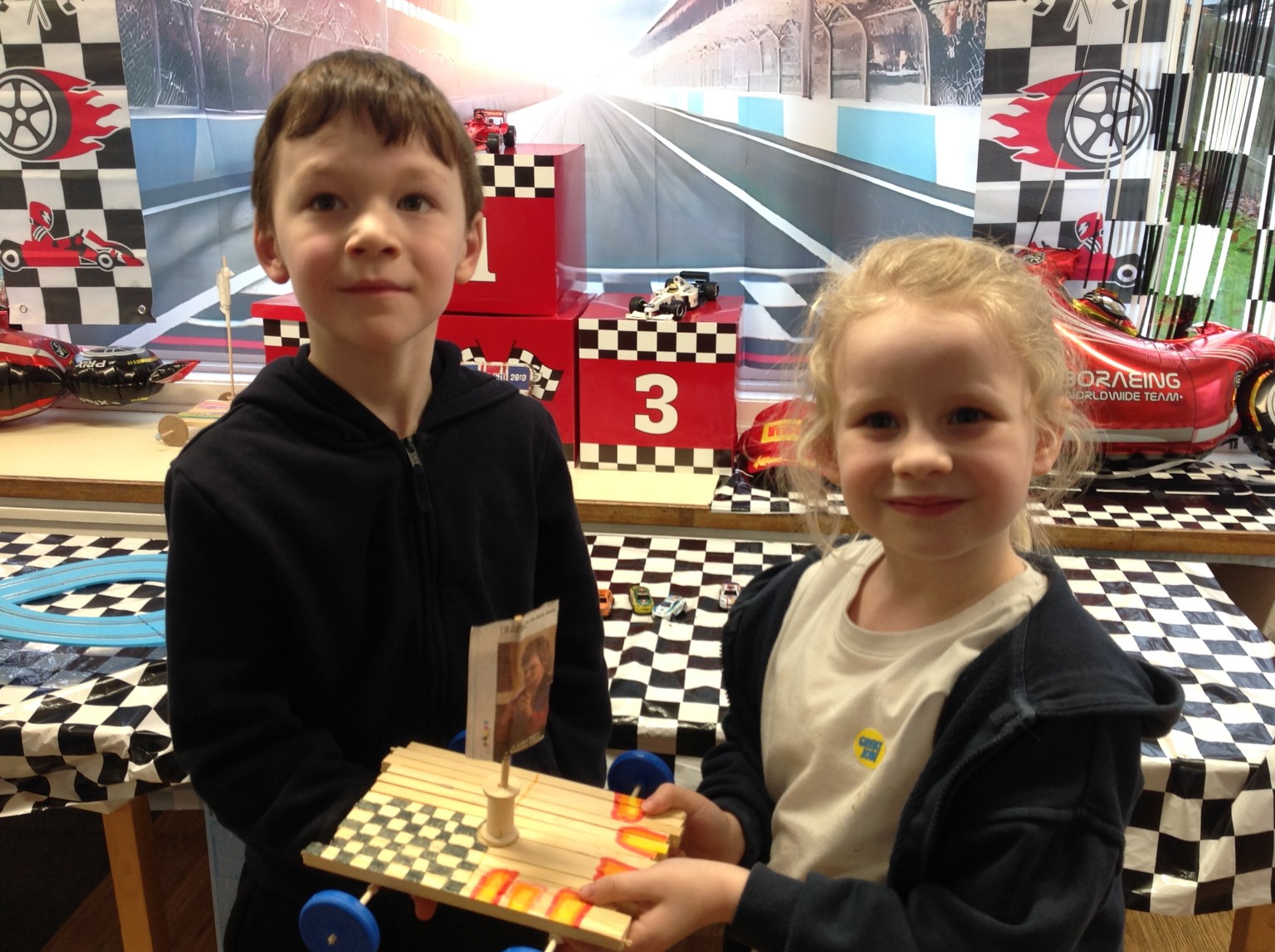 Finished wind buggies