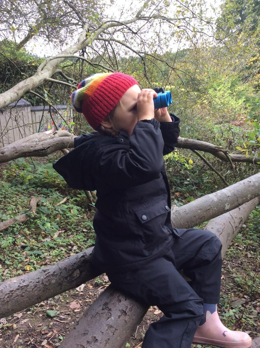 We tried to spot some squirrels and birds.