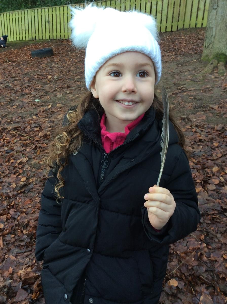 January 12th. Reception class enjoyed being back in the woods this morning.