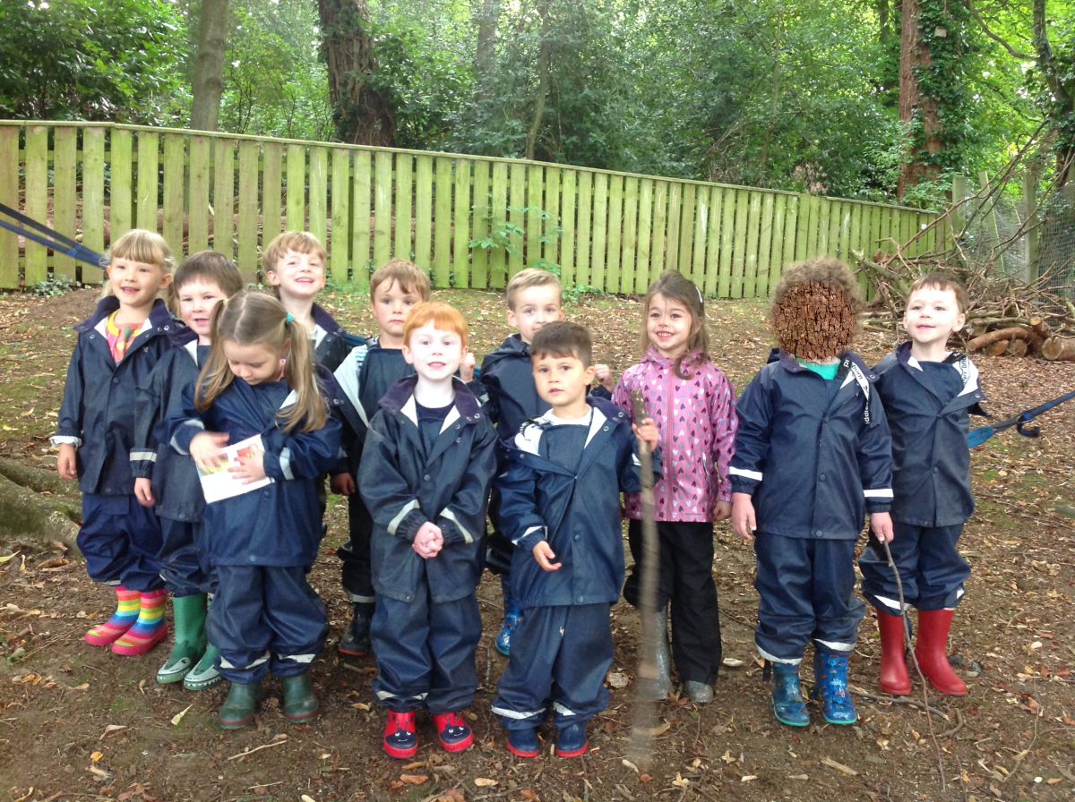 We had a great time in the woods this morning!