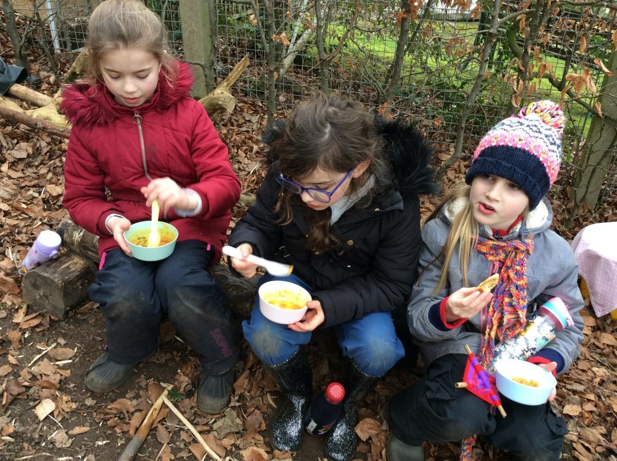 Some of us were a little unsure about trying something new, but almost everyone tried some dahl.