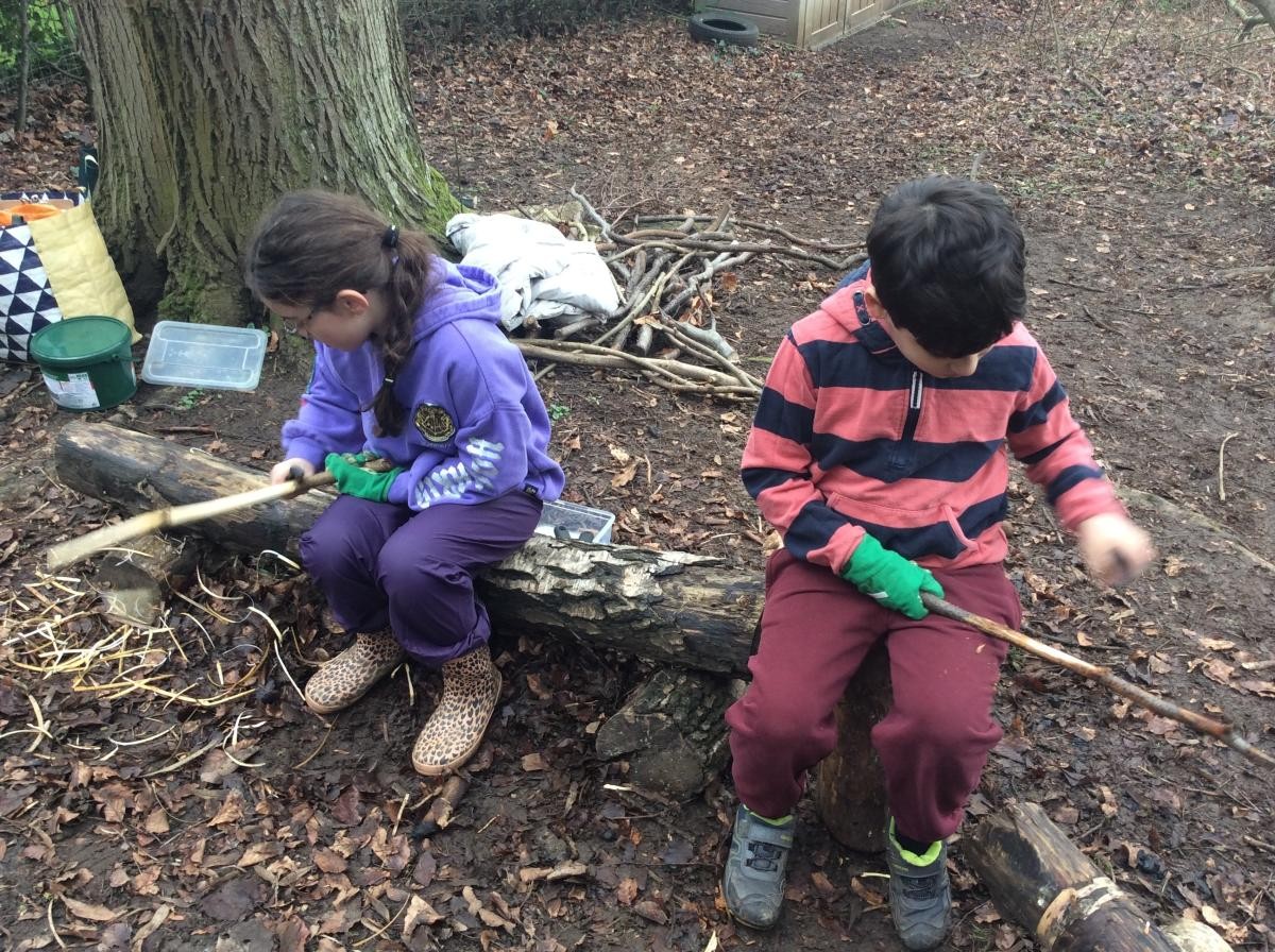 Outdoor learning.     
