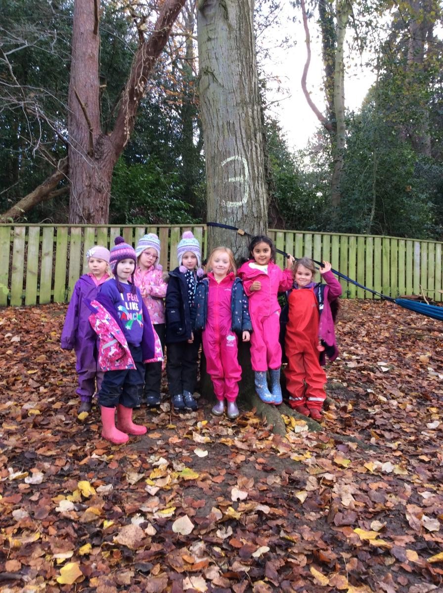 If the counter calls out the tree we are standing by, we are out. We keep going until we have a winner!
