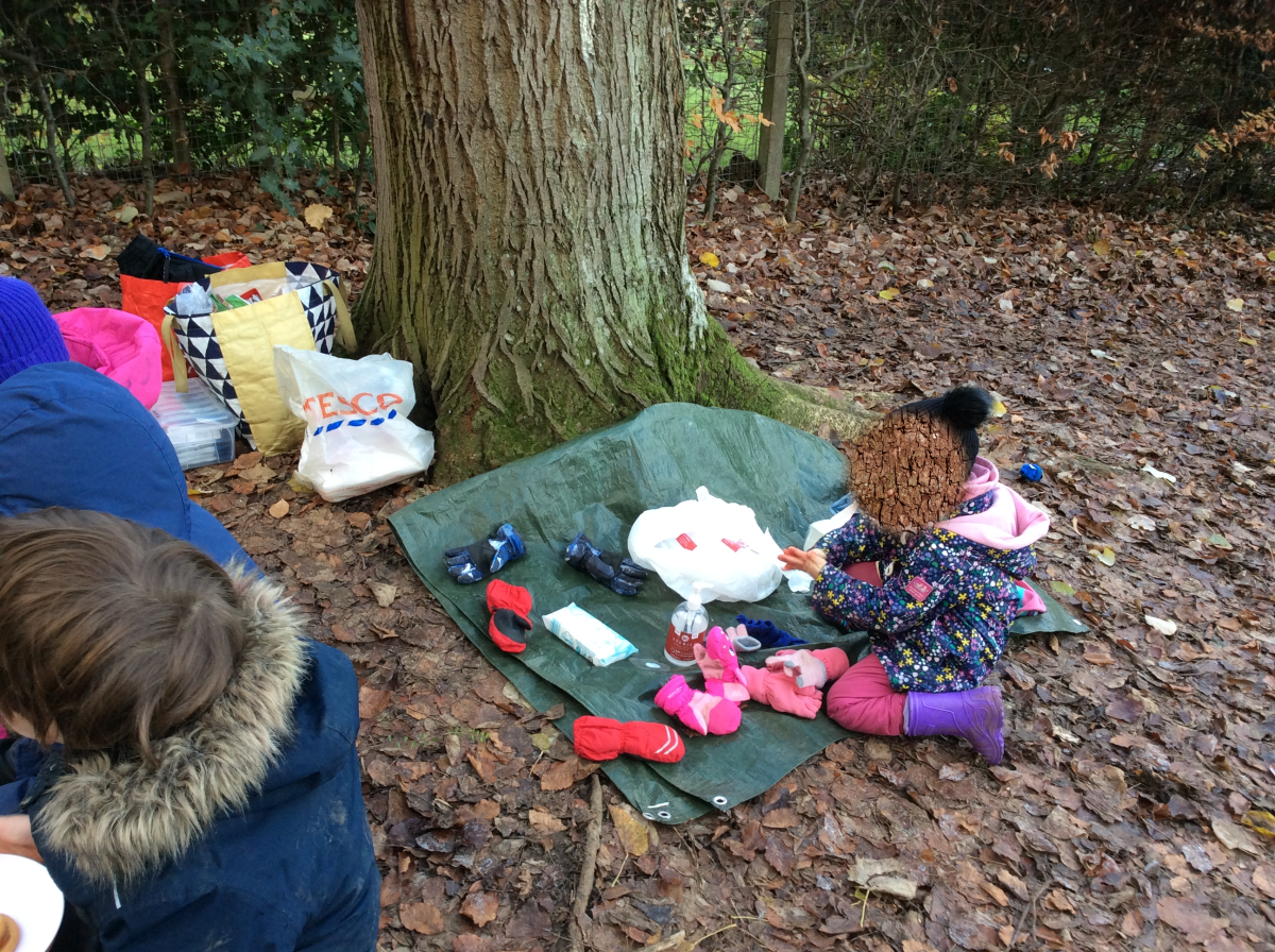 Then it was time to clean and sanitise our hands.