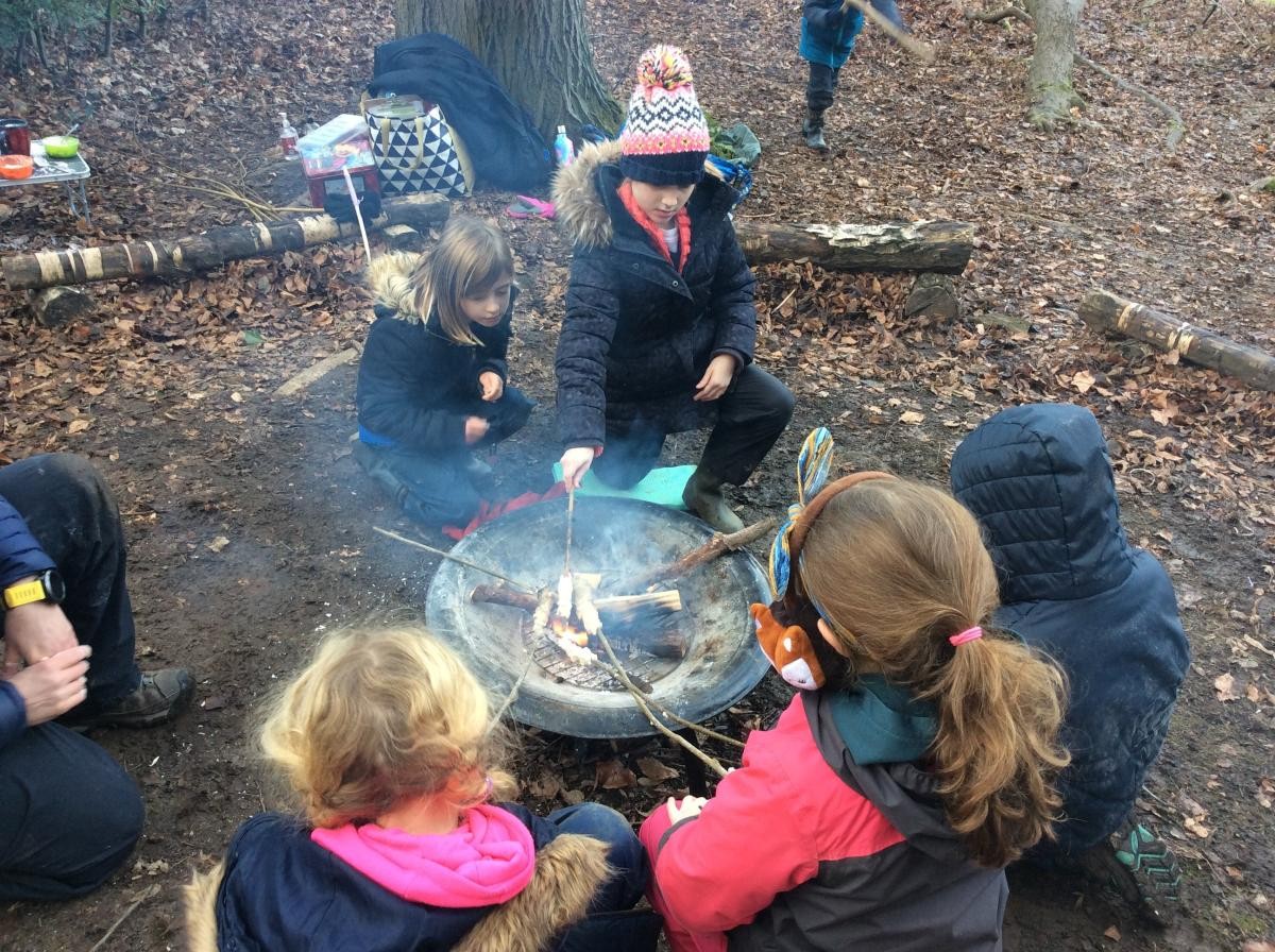 Around the camp fire