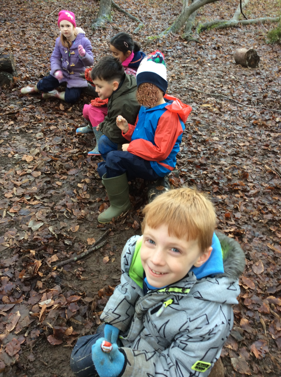 ...then we all enjoyed a hot chocolate.