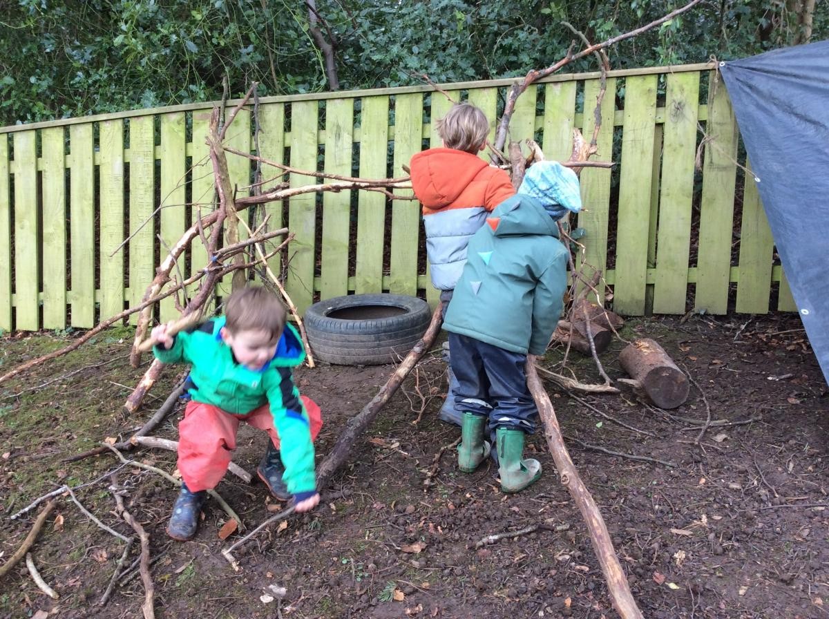 Building a shelter framework   