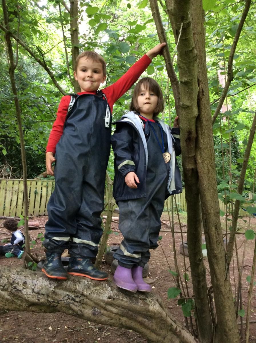 We even fitted in some tree climbing, den building and a game of Foxy, Foxy Can We Cross Your Field!