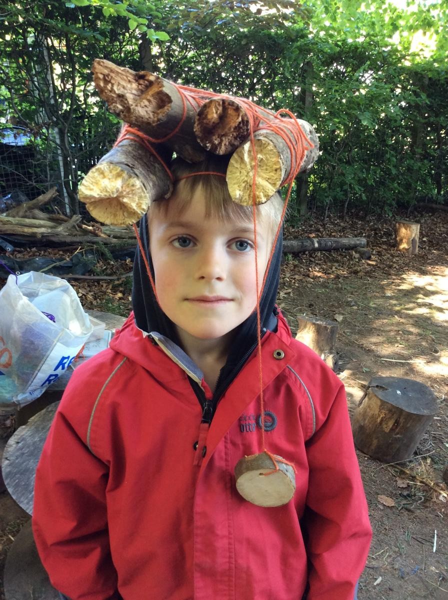 A fantastic wooden hat was made today.