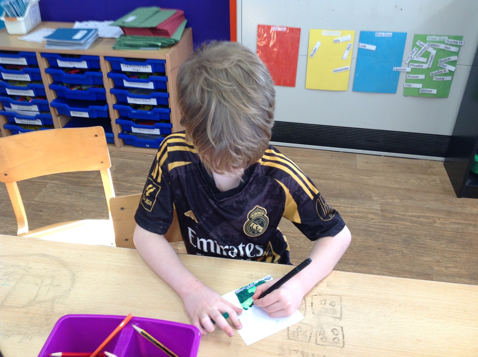 Art activities for the exhibition in St James' church