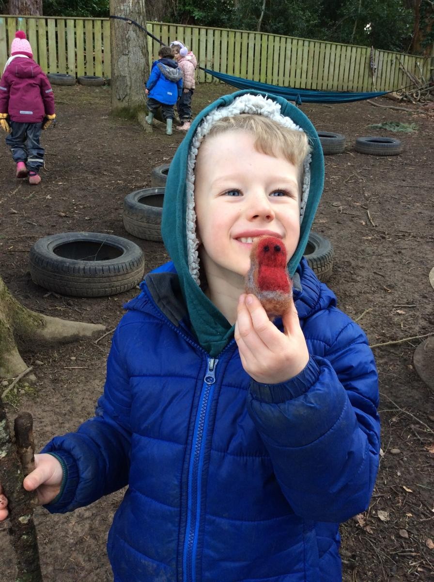 Our challenge was to build a nest for Little Robin.