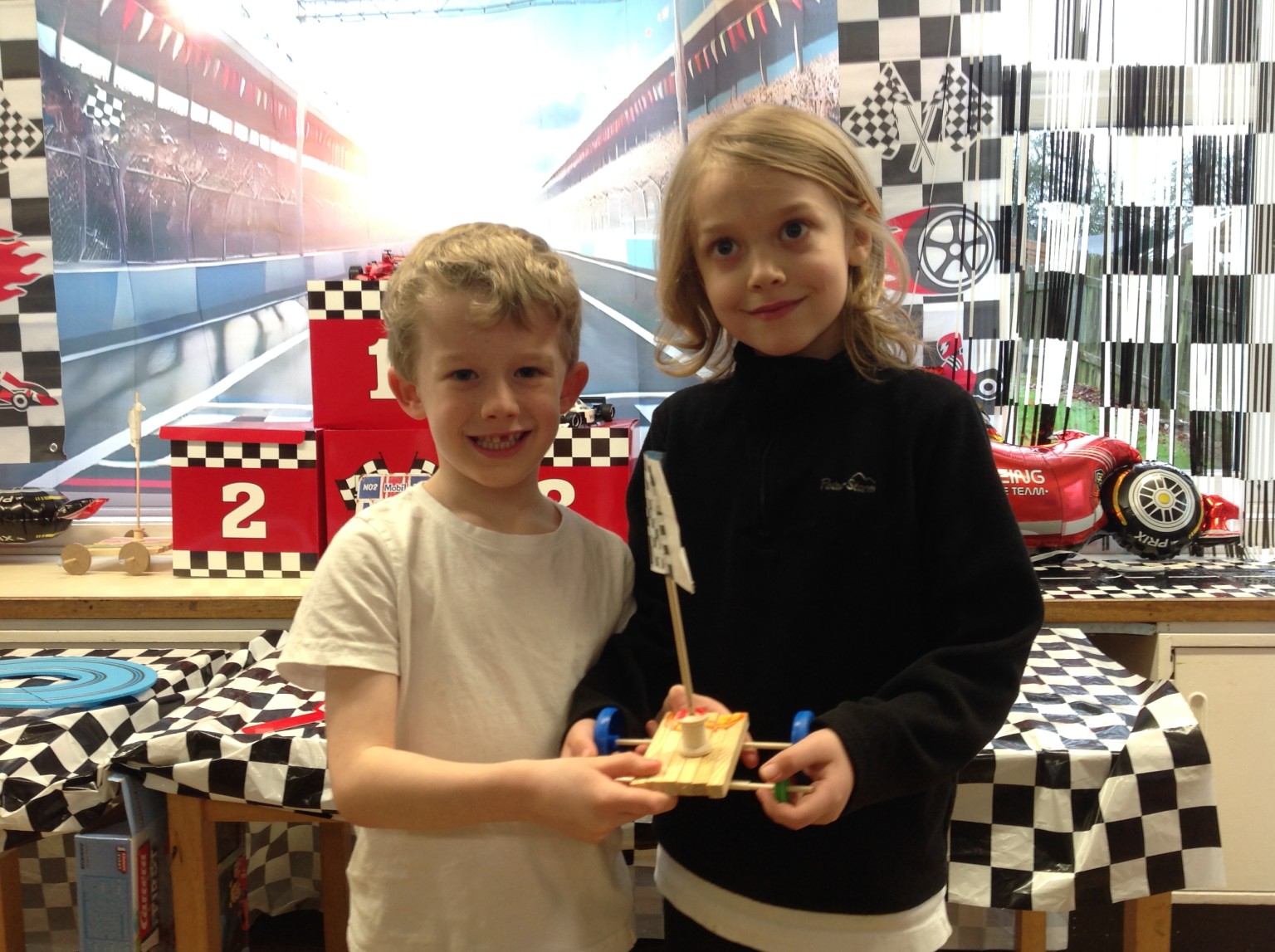 Finished wind buggies