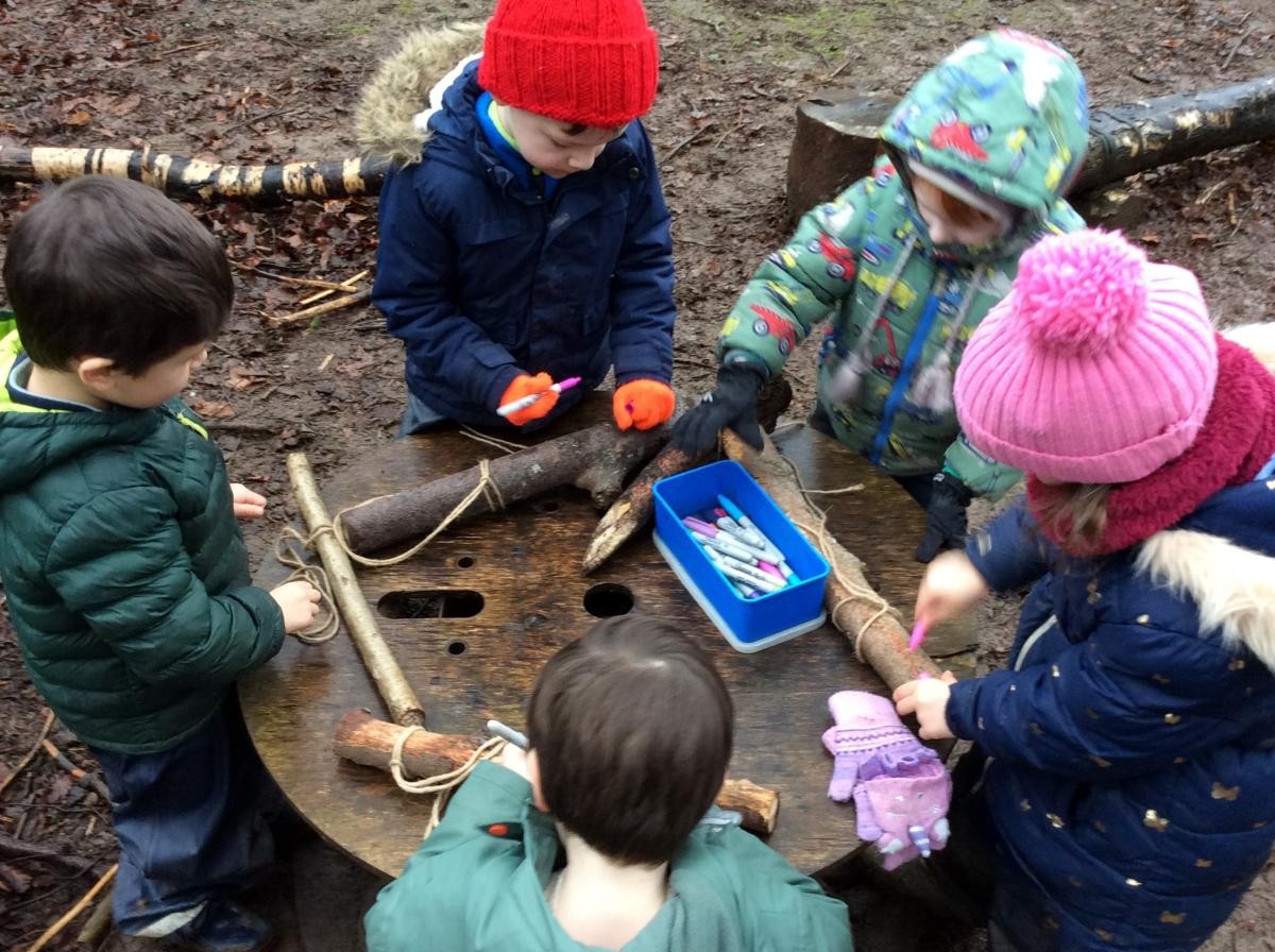 Outdoor learning.   