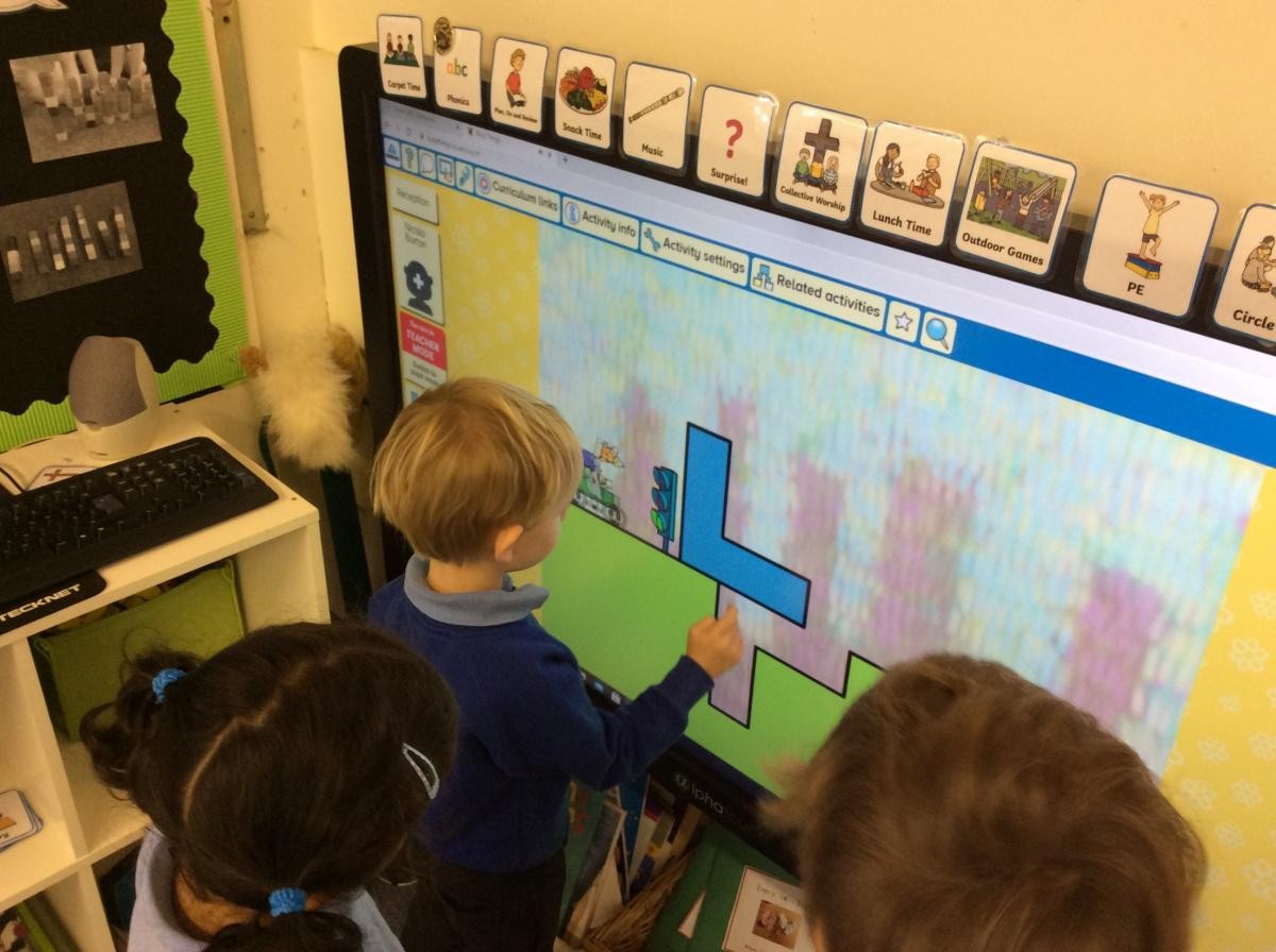 We love to use our IWB to consolidate our learning.