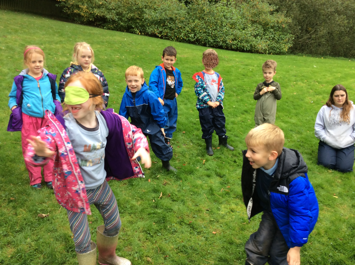 Bats find their prey using echolocation. When the bat claps, the moths clap back and the bat has to try and catch a  moth!