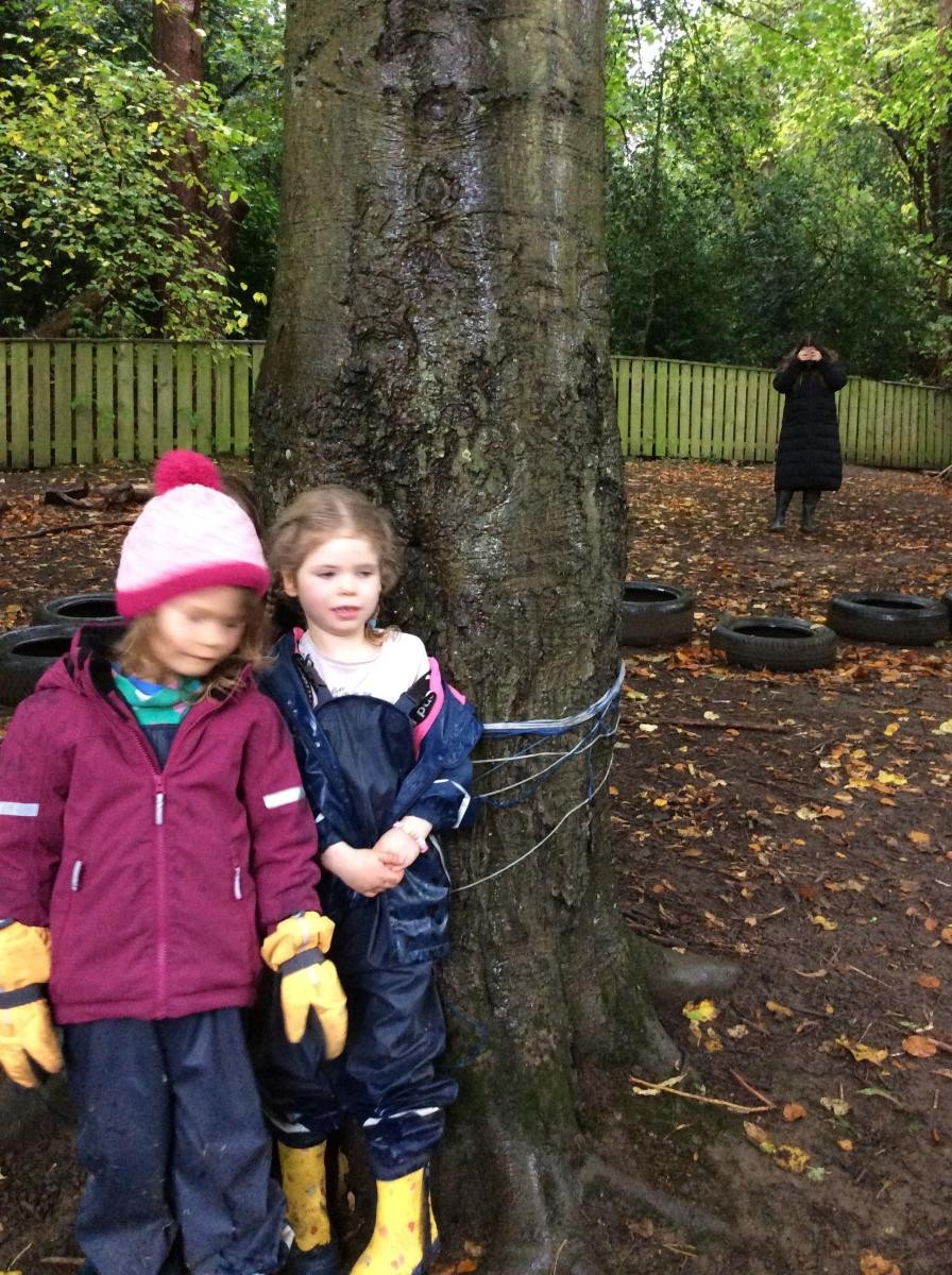 We love hiding when we play Scatter!