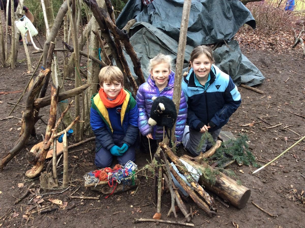 Some of us made a forest shop.
