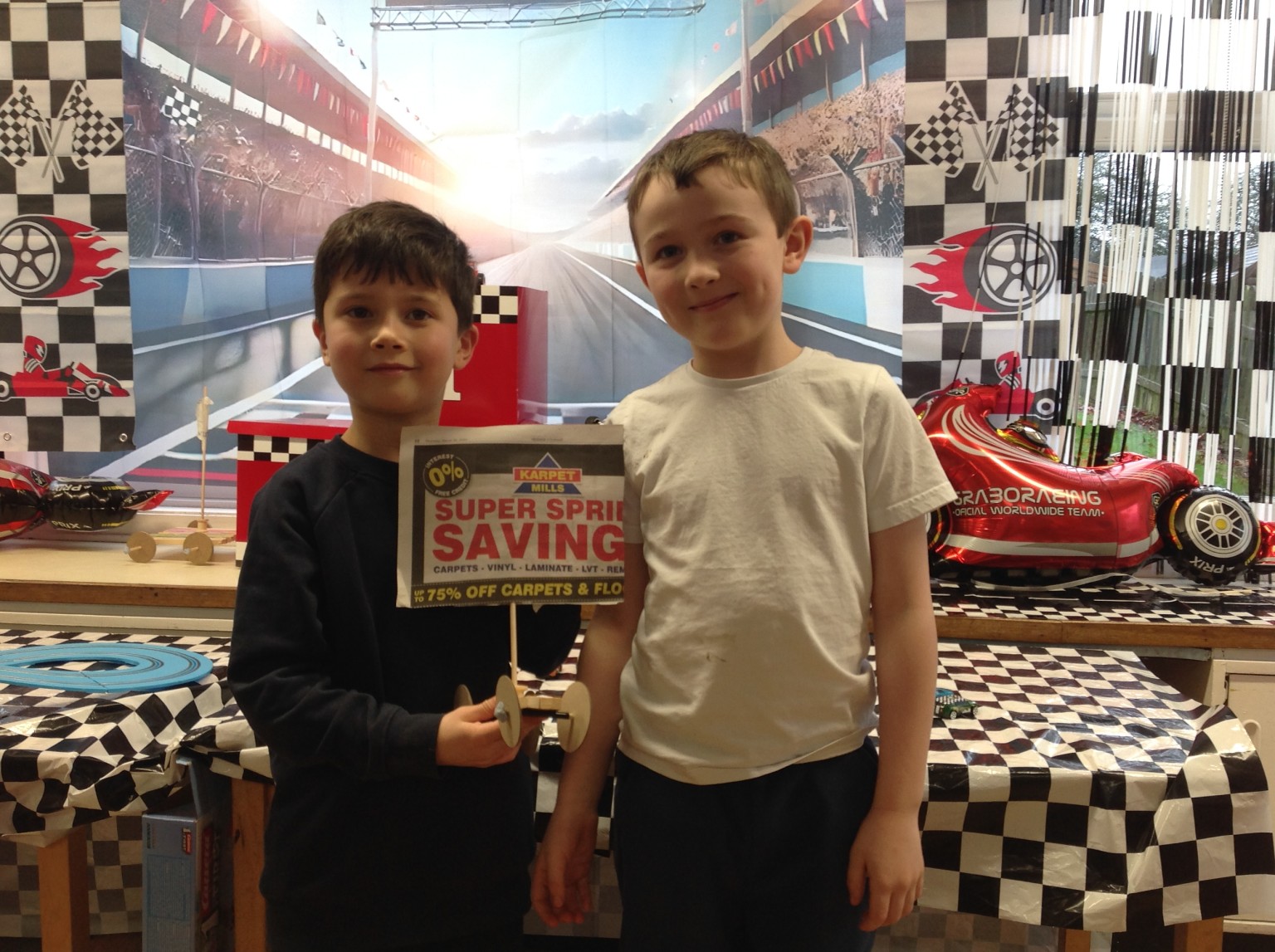 Finished wind buggies