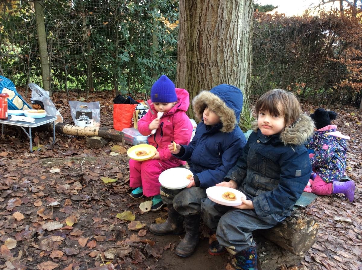 We loved the woodland apple crumble!