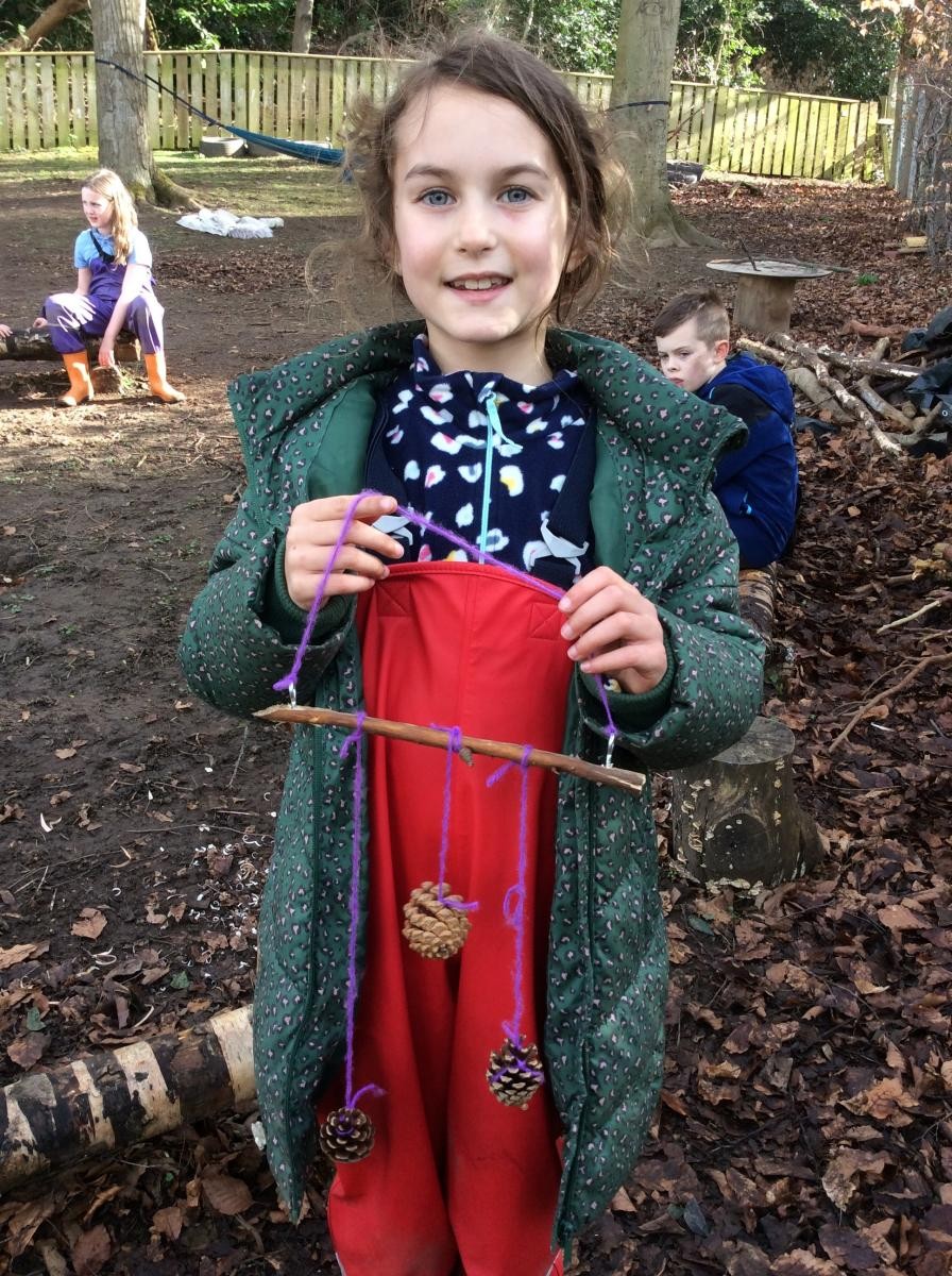 A lovely woodland mobile.