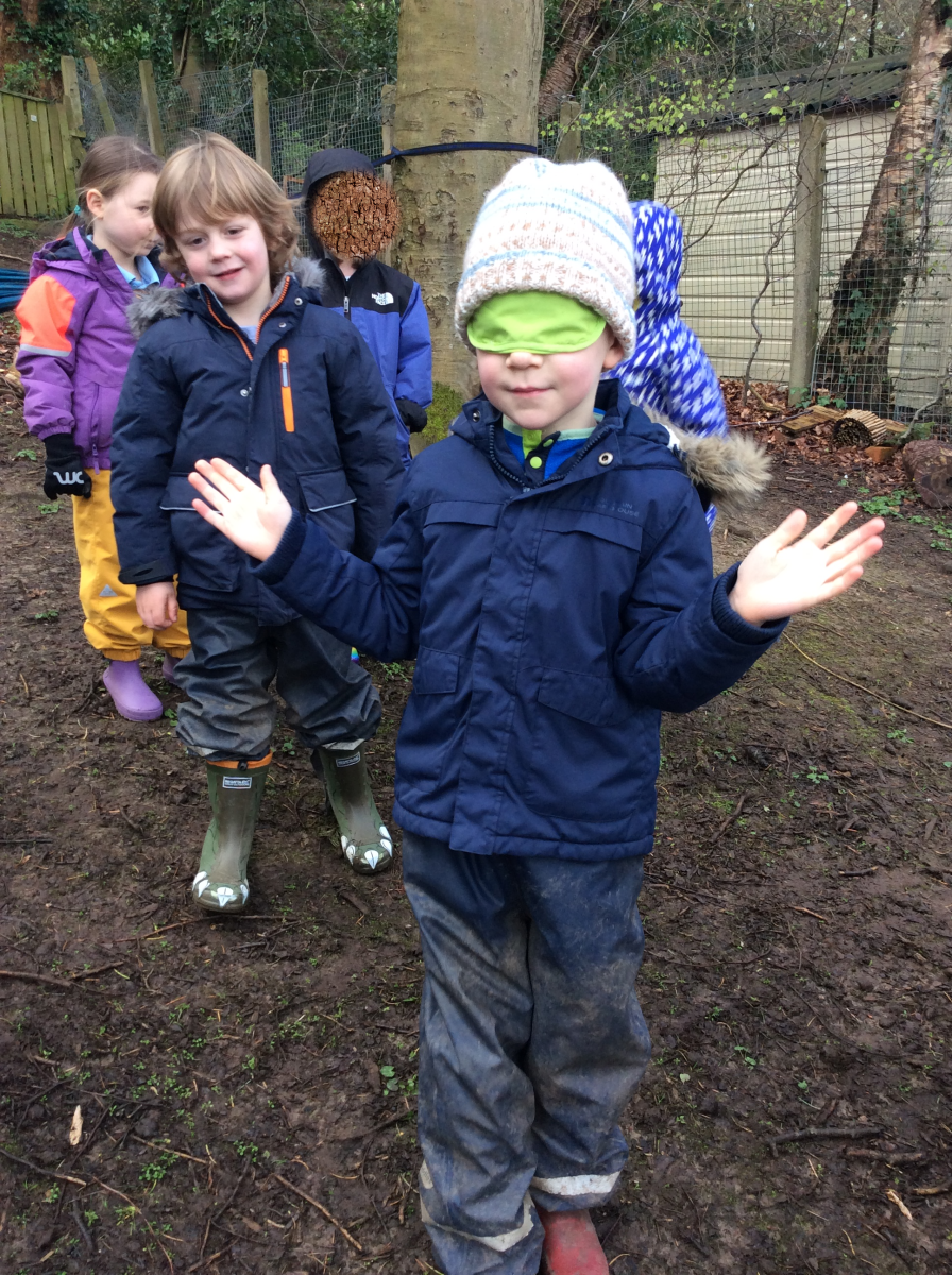 Bats find their food (the moths) using echolocation. The bat claps and the moth claps back so that the bat can try to work out where they are.