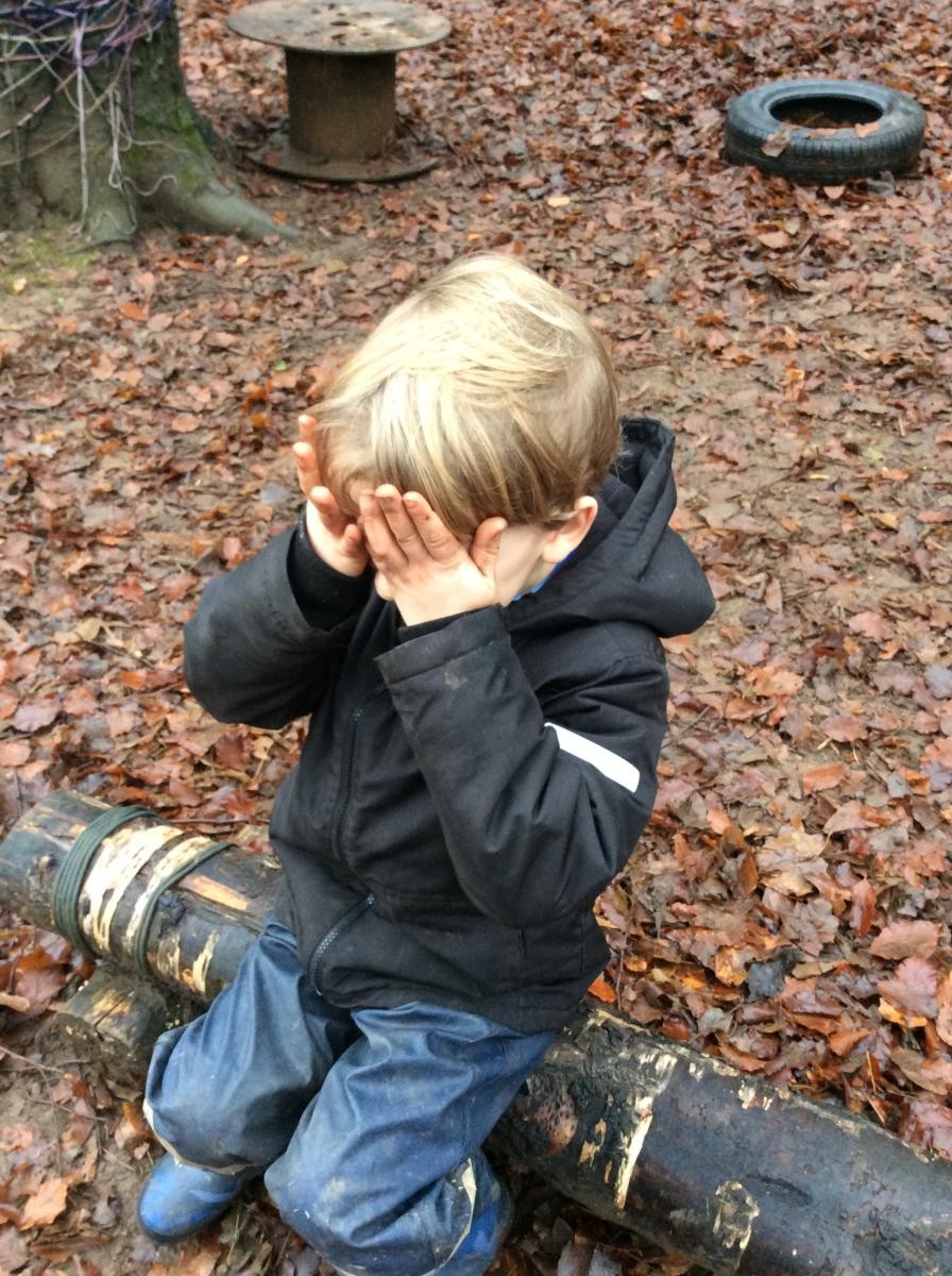 We finished our session with a game of Spot. Quick, hide while I count to 20!