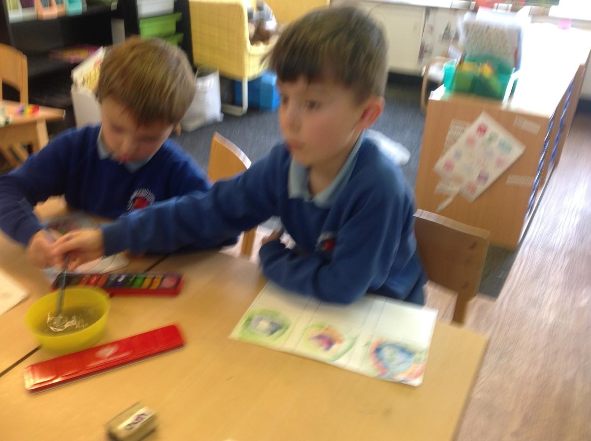 Kandinsky inspired concentric circles