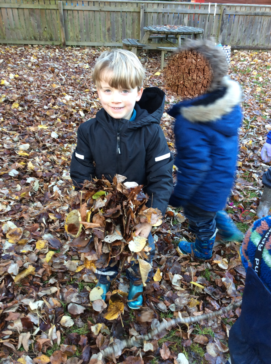 We had to make the nest big enough for everyone to fit in it!