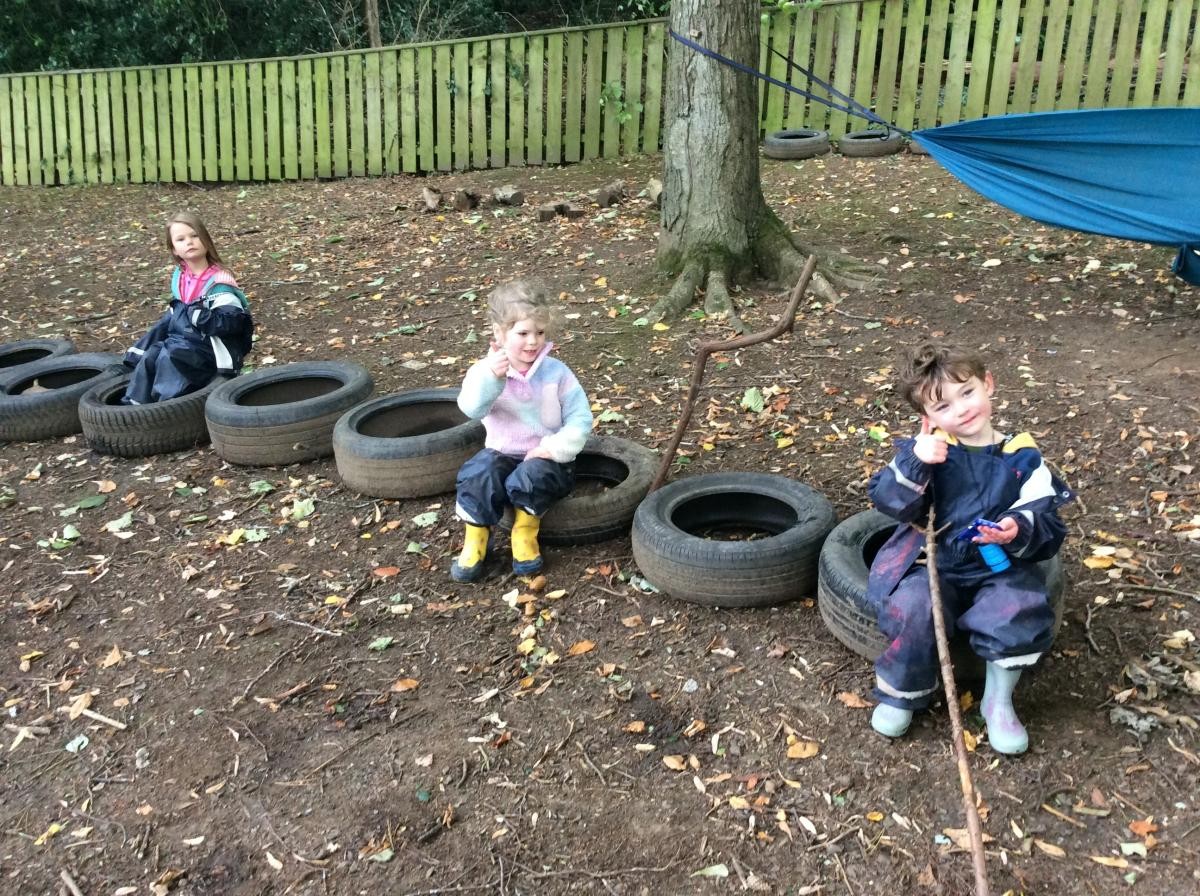 We made a train.