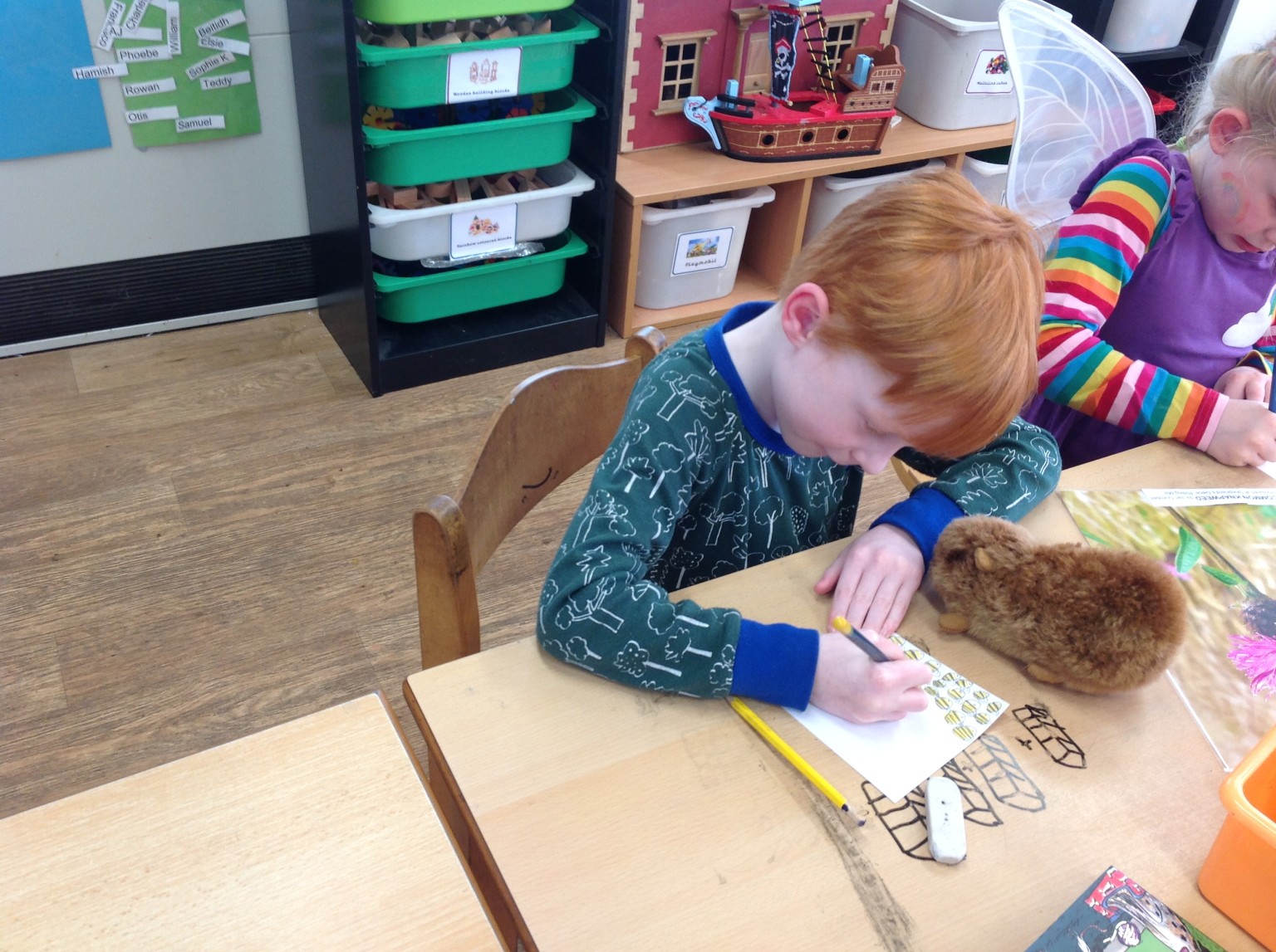 Art activities for the exhibition in St James' church