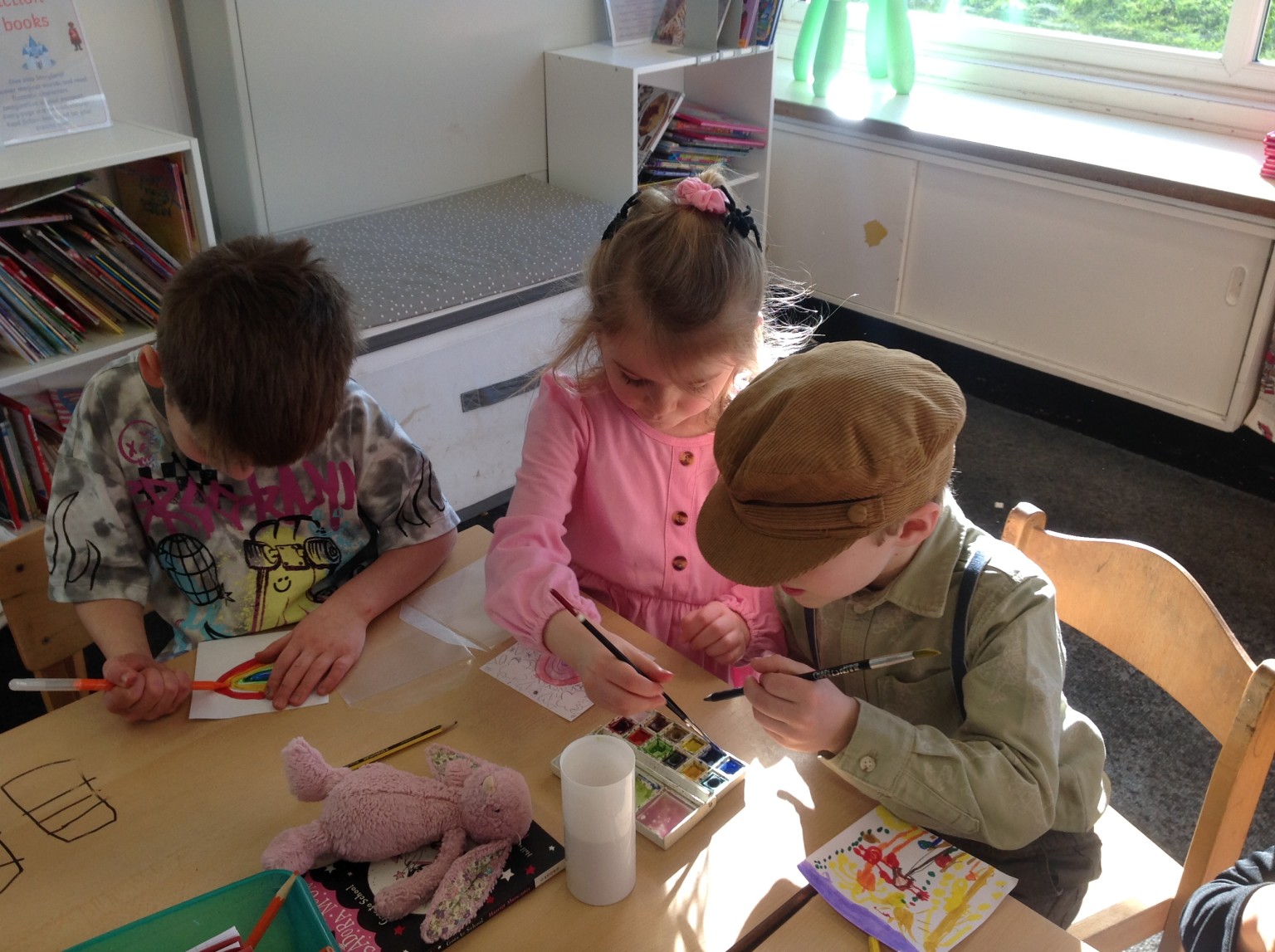 Art activities for the exhibition in St James' church