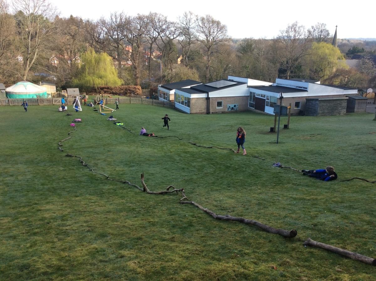 Class 2 played Longest Line.