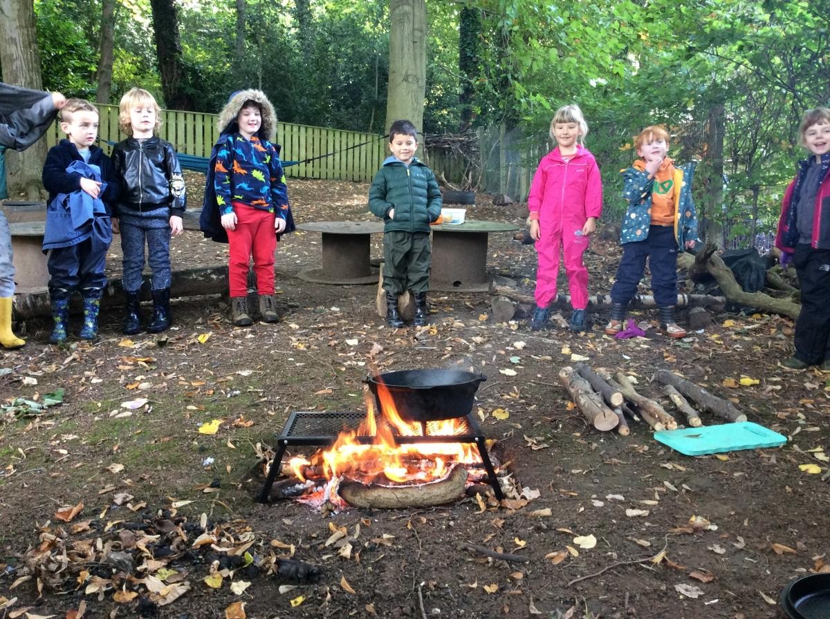 October 4th. Class 1 did some cooking today.
