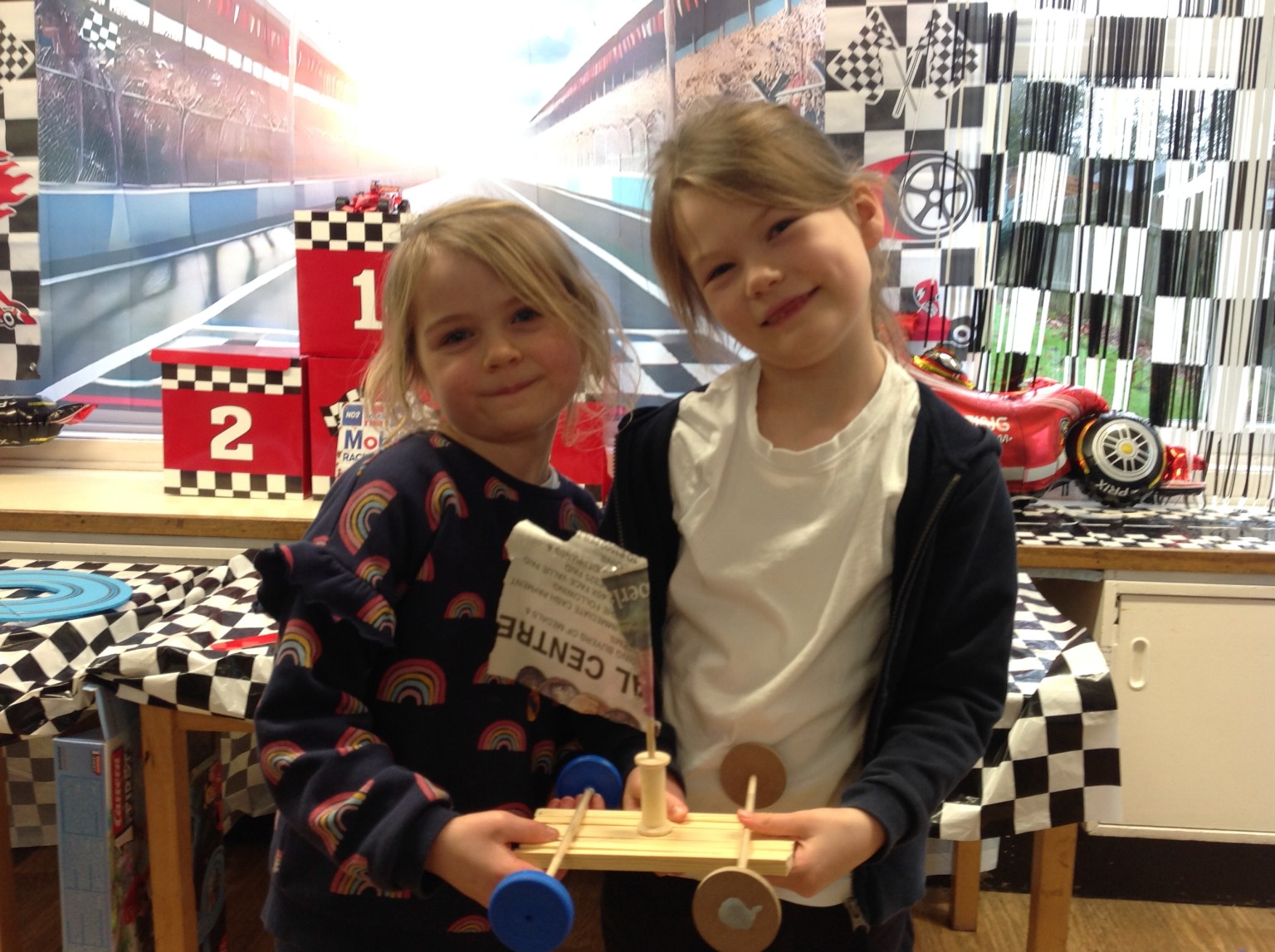 Finished wind buggies