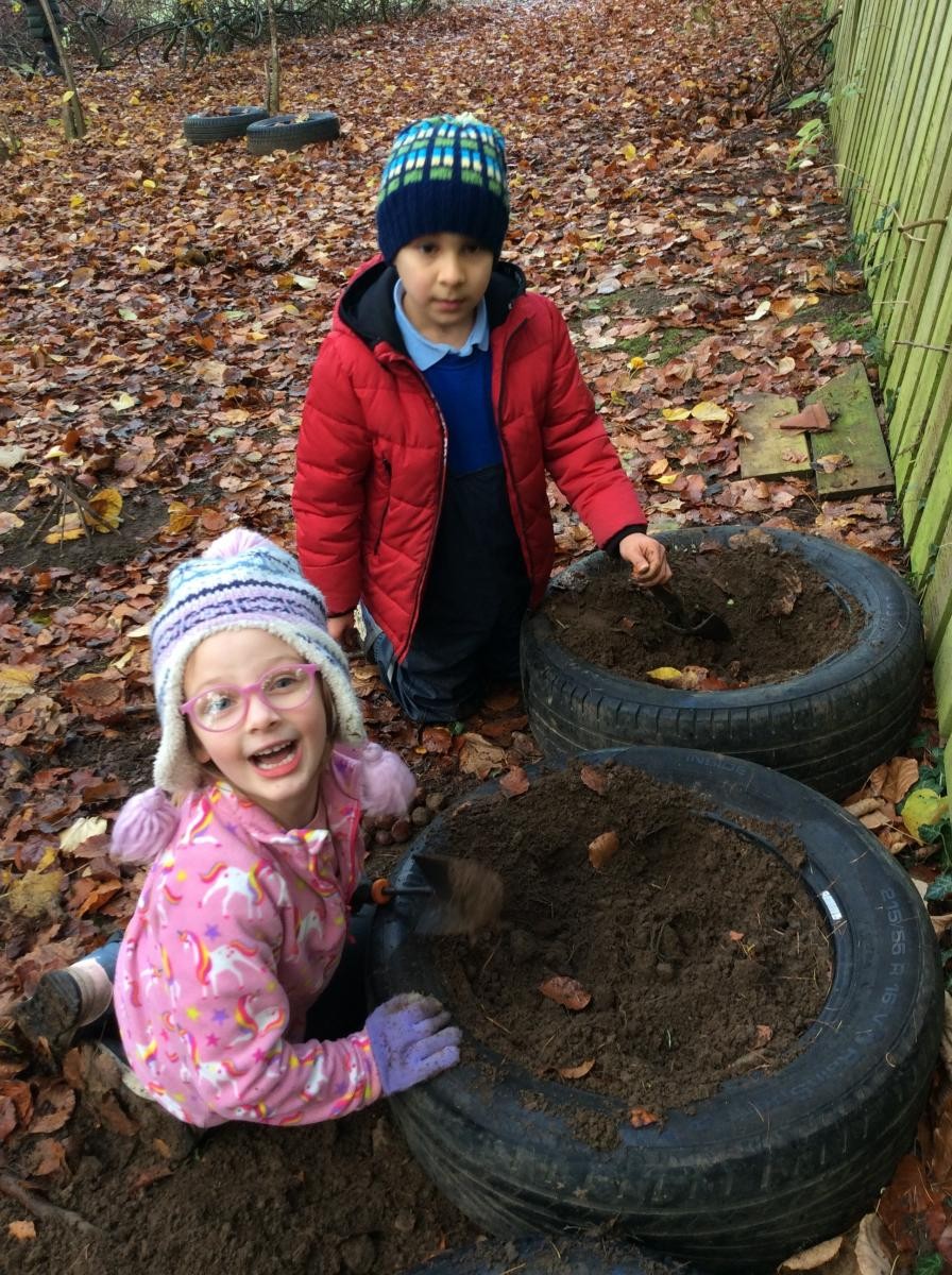 We enjoyed digging for treasure too!