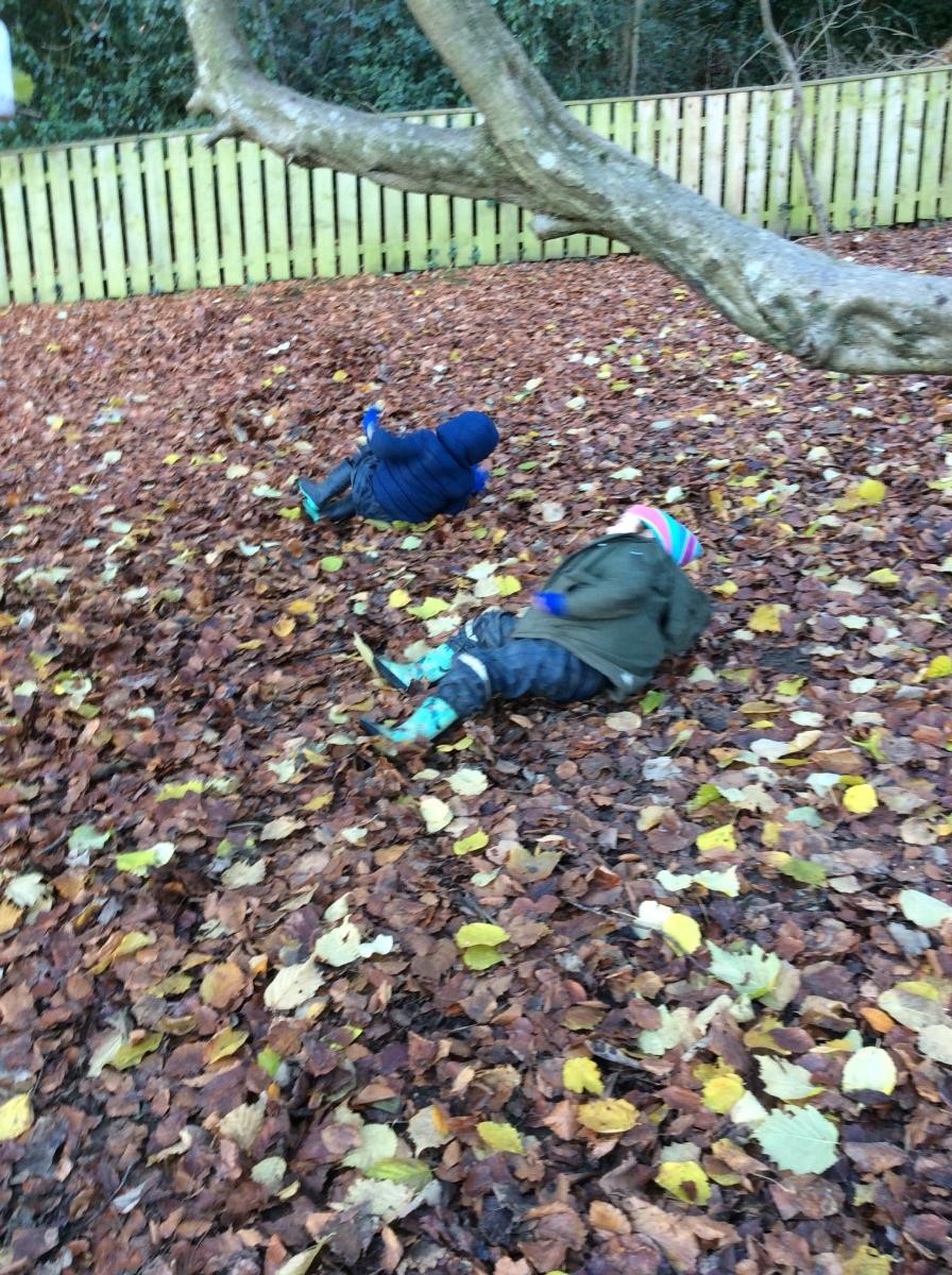 ...rolled in leaves...