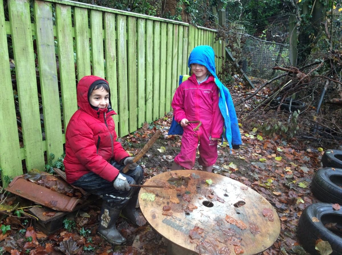 Woodland drums!