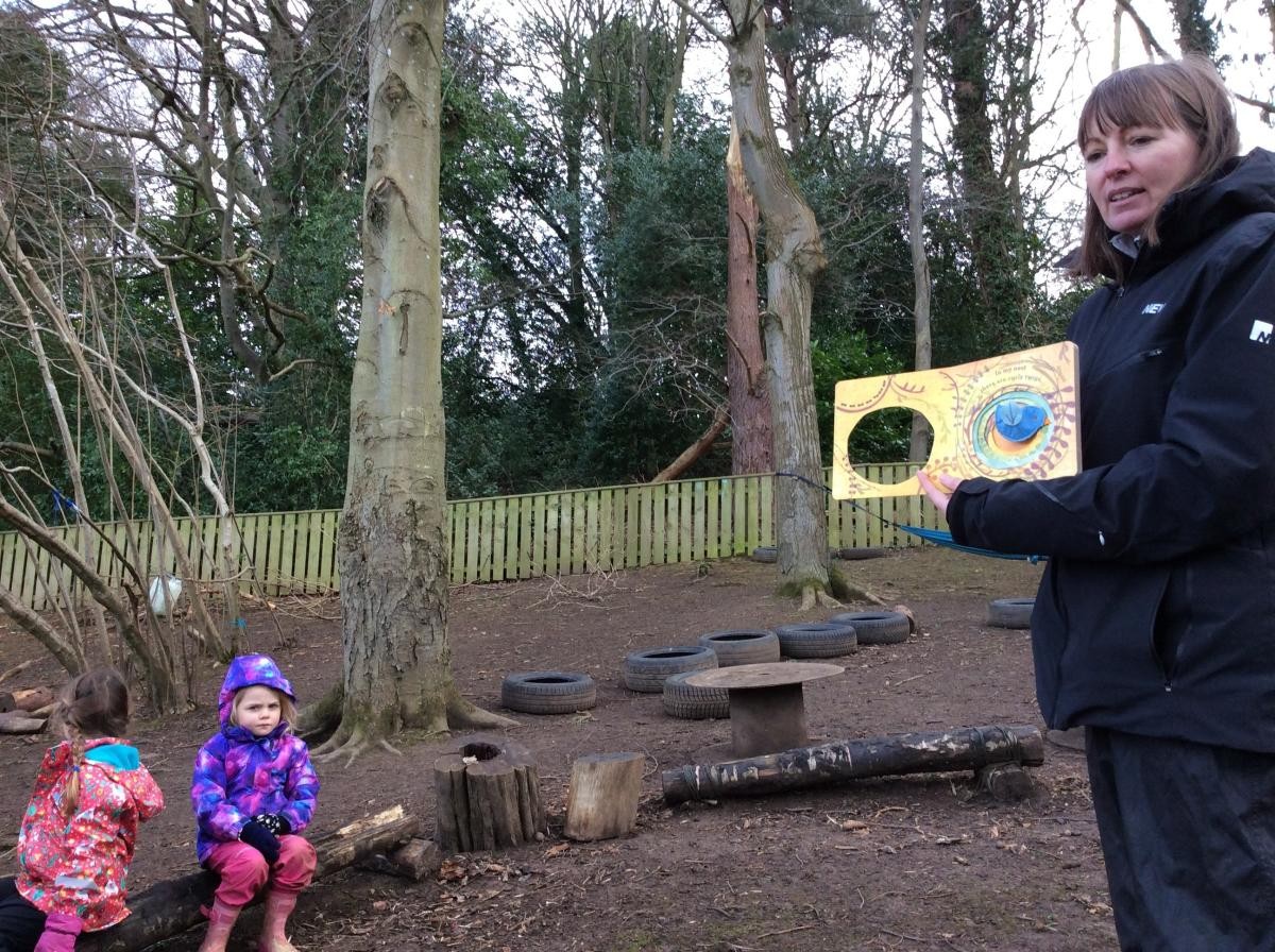Week 4. Reception class listened to the story In My Nest. We learned about all the things that birds can use to build their nests.