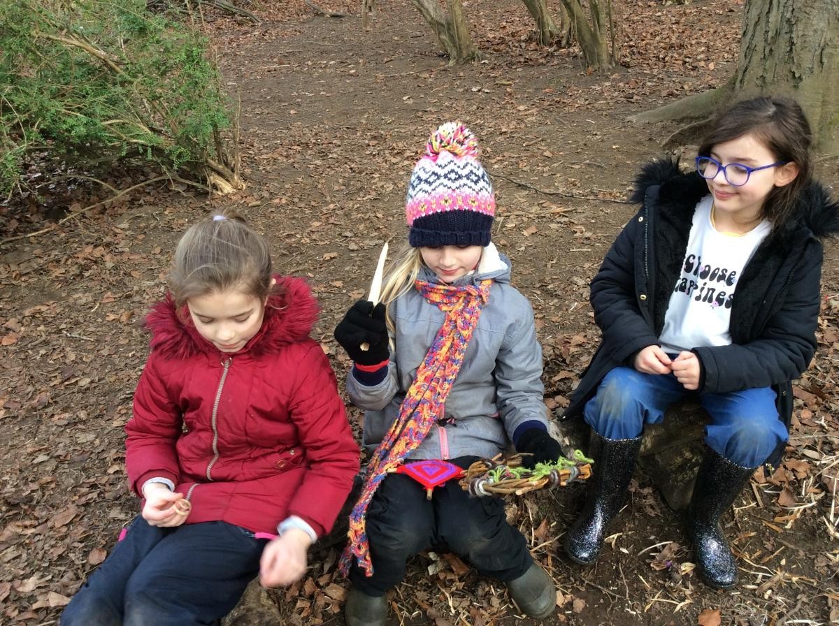 At the end of our session we talked about what we had enjoyed and showed the group the things that we had made.