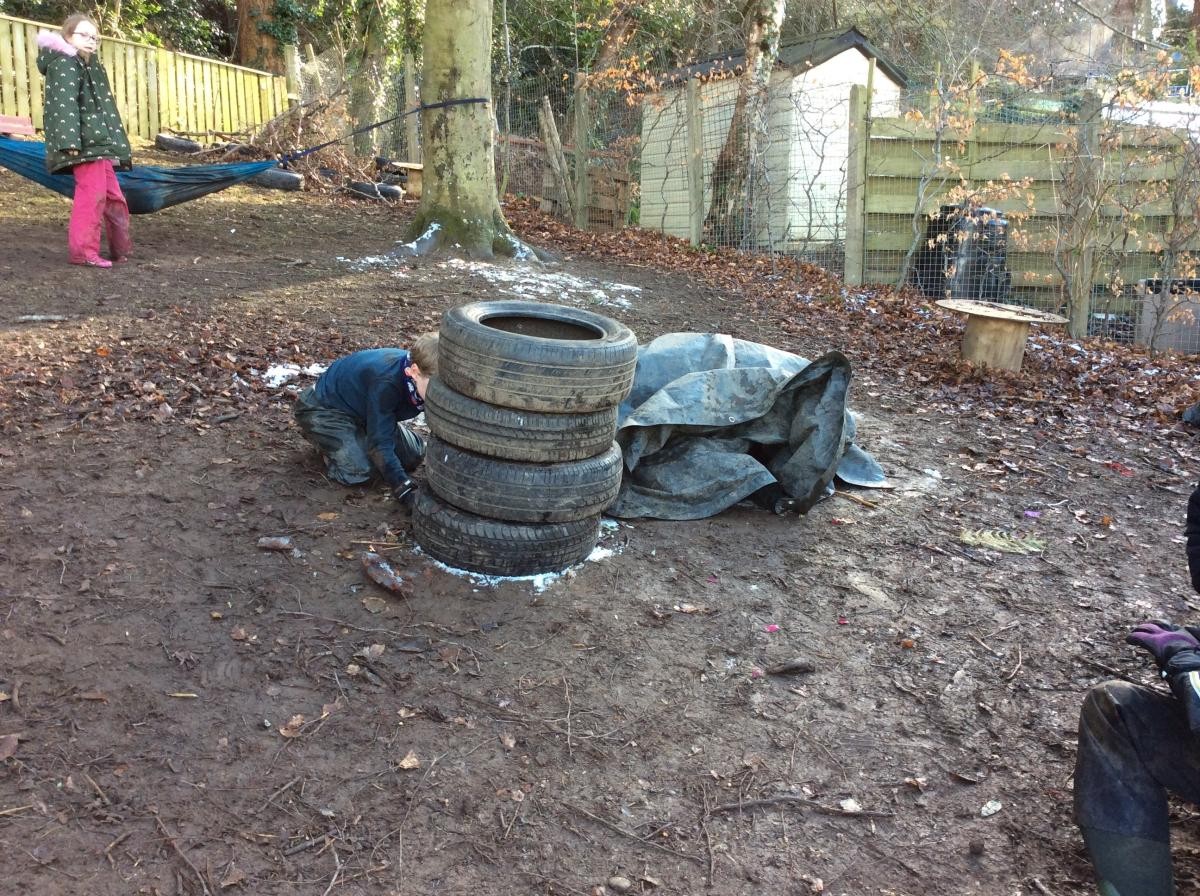 We finished our session with a few rounds of the hiding game Spot.